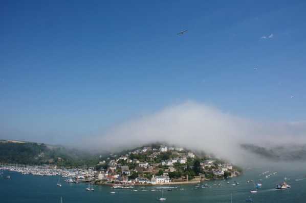 01 August 2013 - 14-23-54.jpg
Try as I might, The best name for this sort of cloud clinging to the hillside over Kingswear is orographic. We see it once or twice a year. It makes us Dartmouth based people rather smug.

#Cloud #unusualclouds #Kingswear #OrographicCloud